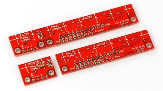 qtr-8a 8′li kızılötesi sensör - analog - pl-960 alternatif kullanım şekli